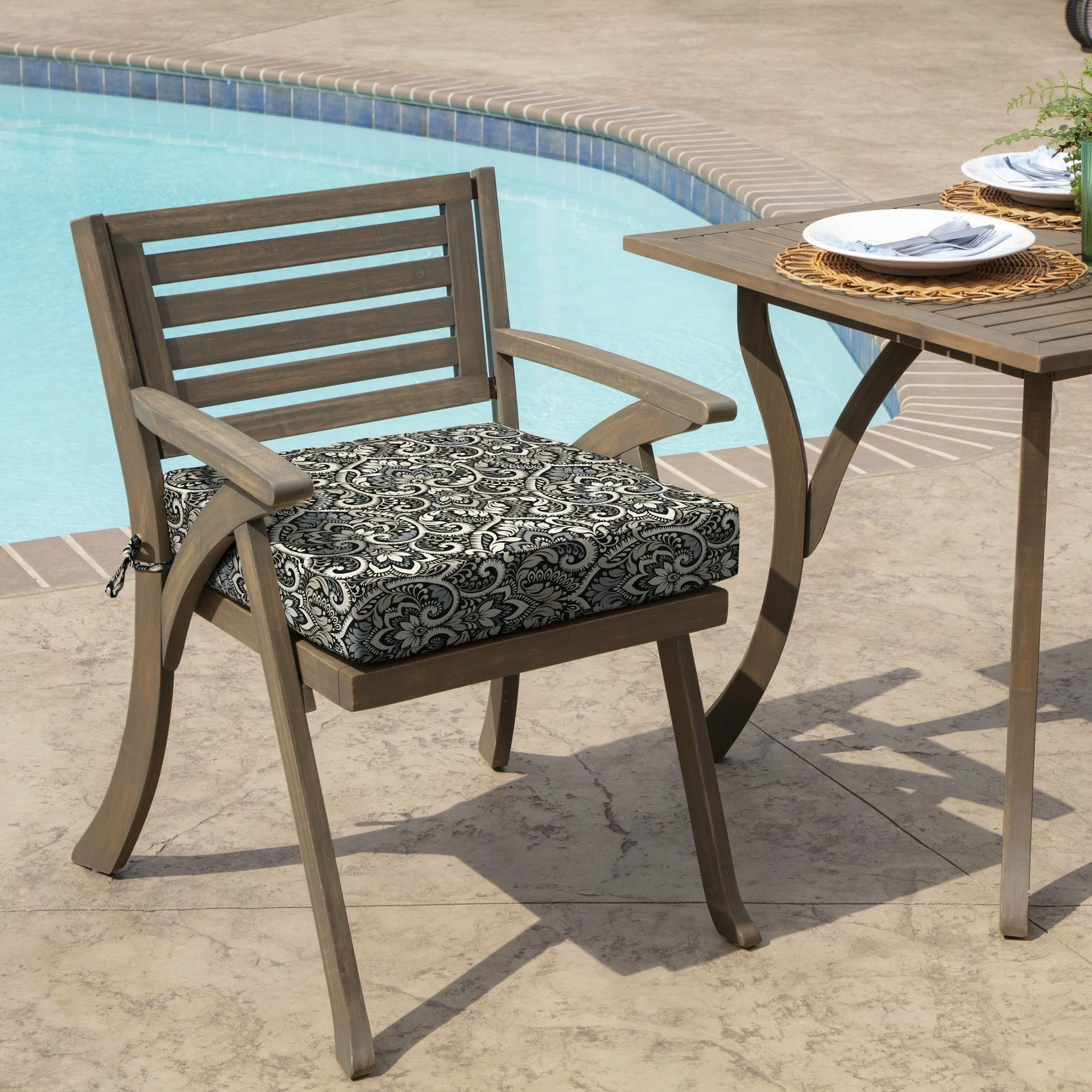 Cheapest ๐ Arden Selections Aurora Damask Outdoor 21 X 21 In. Seat Cushion Sapphire Blue Leala Damask ๐ 15 Cheapest ๐ Arden Selections Aurora Damask Outdoor 21 X 21 In. Seat Cushion Sapphire Blue Leala Damask ๐ - Image 15