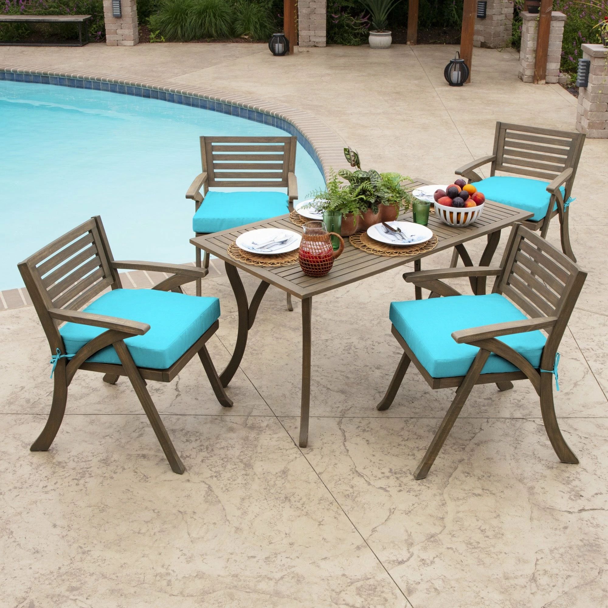 Brand new ✨ Arden Selections Leala Texture Outdoor 21 X 21 In. Seat Cushion Lake Blue Leala 🔔 12 Brand new ✨ Arden Selections Leala Texture Outdoor 21 X 21 In. Seat Cushion Lake Blue Leala 🔔 - Image 12