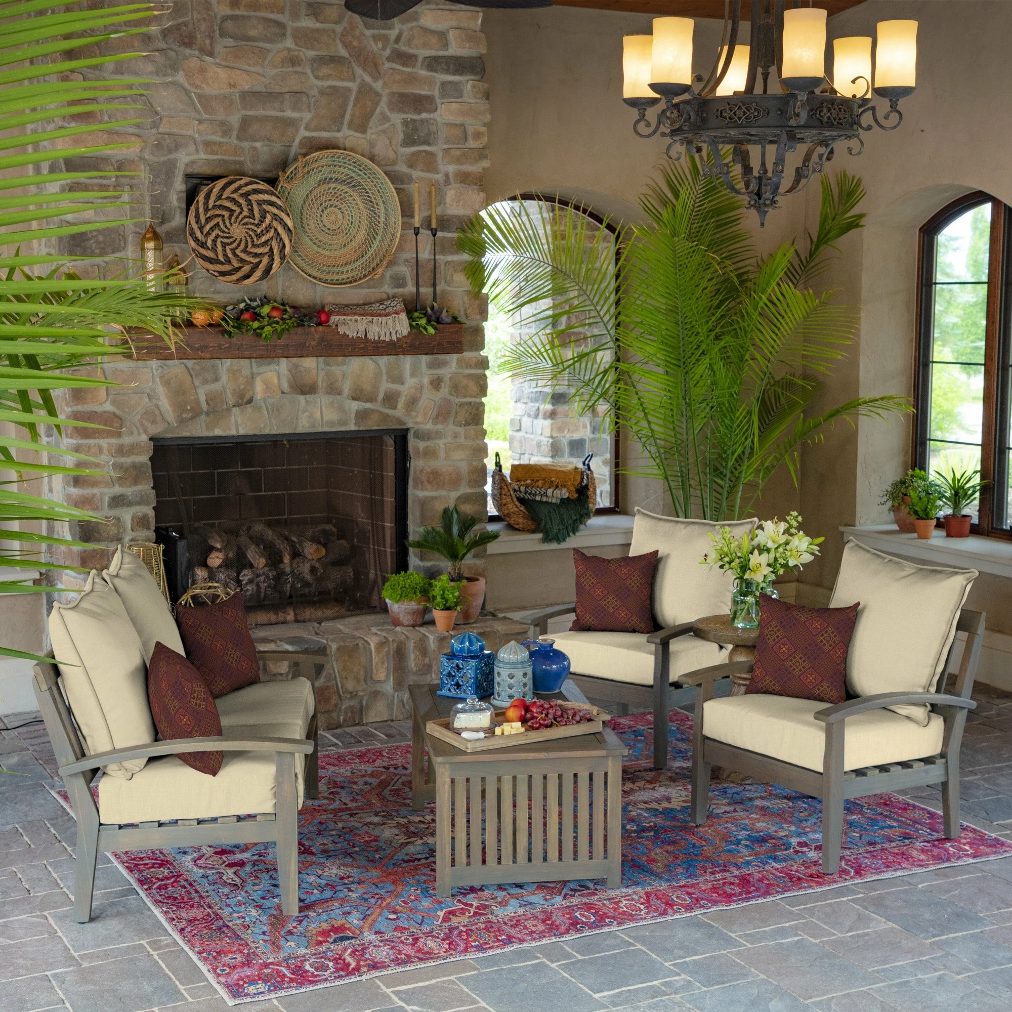 Top 10 ⭐ Arden Selections 24-inch Outdoor Solid Color Deep Seat Cushion Set Stone Grey Texture 🎁 - Image 7