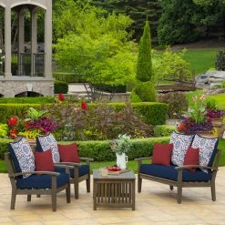 Outlet 😀 Arden Selections Outdoor Deep Seat Cushion Set Clark 🥰 17 Outlet 😀 Arden Selections Outdoor Deep Seat Cushion Set Clark 🥰 -Arden Selections Shop Arden Selections Outdoor 24 x 22 in. Deep Seat Set 23
