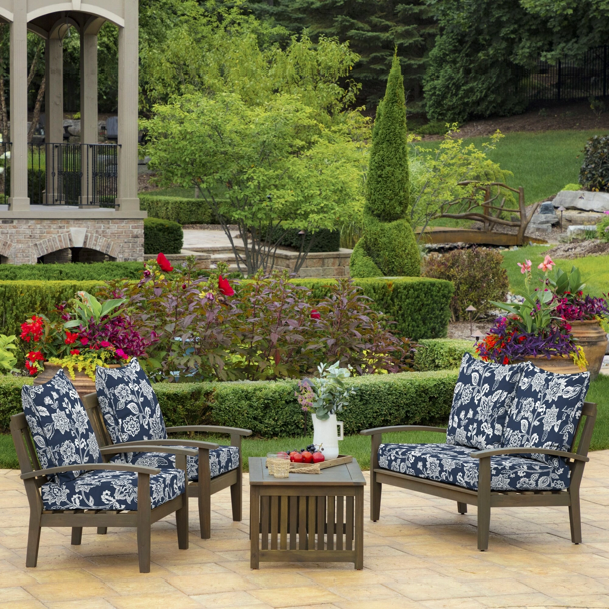 Outlet 😀 Arden Selections Outdoor Deep Seat Cushion Set Clark 🥰 11 Outlet 😀 Arden Selections Outdoor Deep Seat Cushion Set Clark 🥰 - Image 11