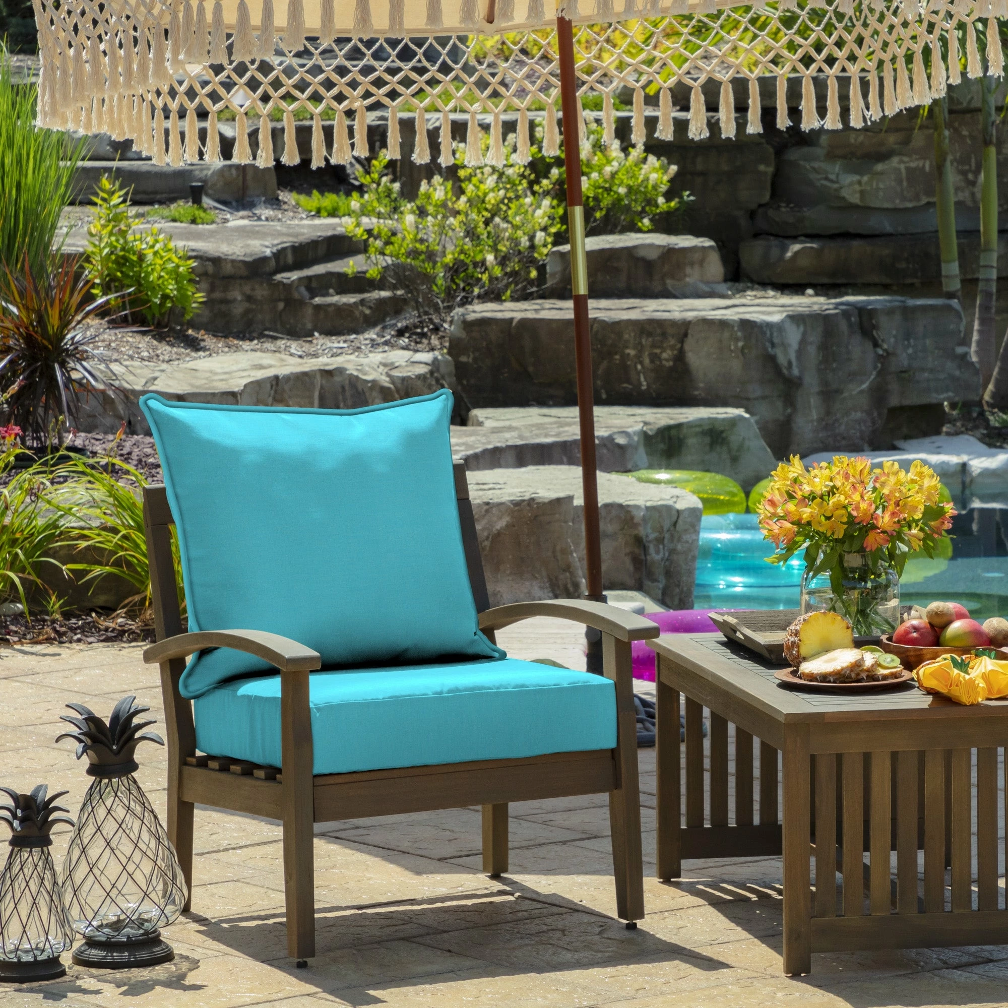 Top 10 ⭐ Arden Selections 24-inch Outdoor Solid Color Deep Seat Cushion Set Stone Grey Texture 🎁 - Image 11