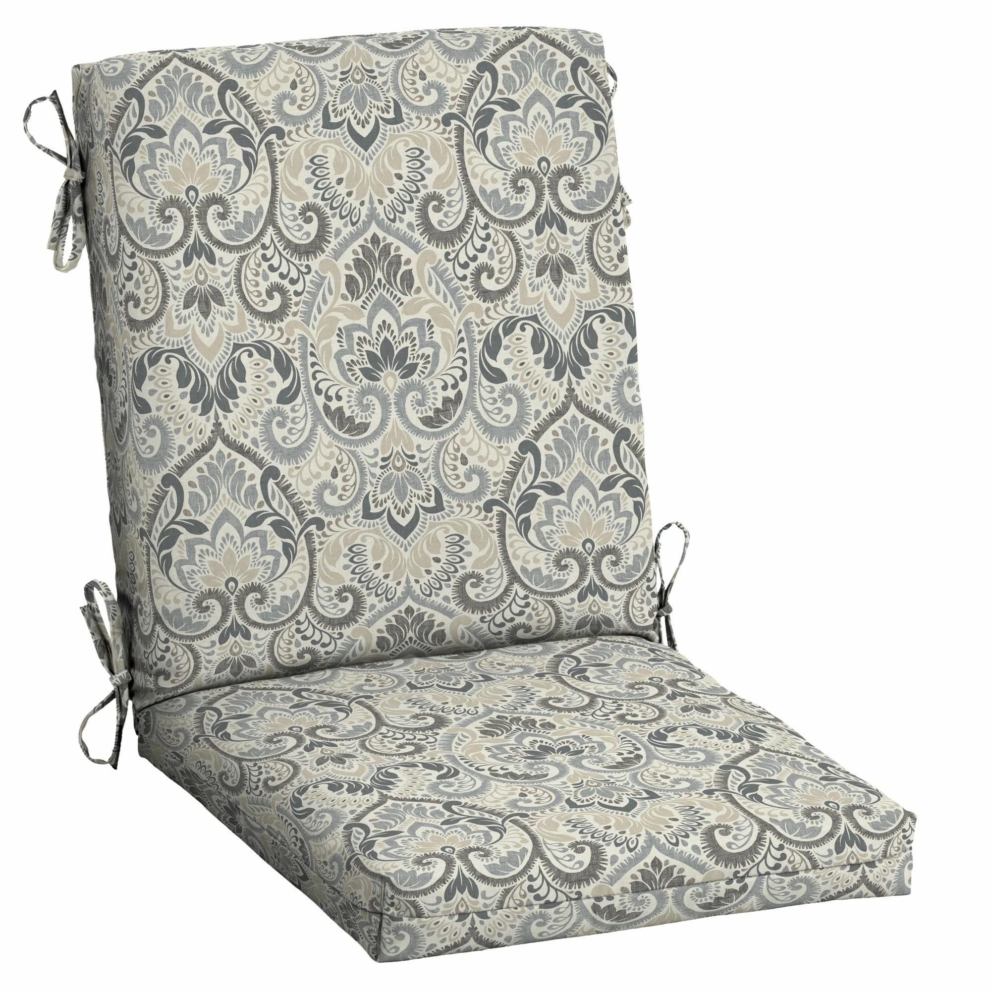 Outlet ๐ Arden Selections Aurora Damask Outdoor Dining Chair Cushion Neutral Aurora Damask ๐ 4 Outlet ๐ Arden Selections Aurora Damask Outdoor Dining Chair Cushion Neutral Aurora Damask ๐ - Image 4