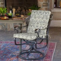 Outlet ๐ Arden Selections Aurora Damask Outdoor Dining Chair Cushion Neutral Aurora Damask ๐ 19 Outlet ๐ Arden Selections Aurora Damask Outdoor Dining Chair Cushion Neutral Aurora Damask ๐ -Arden Selections Shop Arden Selections Outdoor 44 x 20 in. High Back Dining Chair Cushion 15
