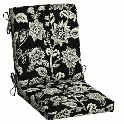 Coupon ๐ Arden Selections Indulge Outdoor Dining Chair Cushion Black Simone Tropical ๐ 18 Coupon ๐ Arden Selections Indulge Outdoor Dining Chair Cushion Black Simone Tropical ๐ -Arden Selections Shop Arden Selections Outdoor 44 x 20 in. High Back Dining Chair Cushion 40