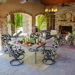 Coupon ๐ Arden Selections Indulge Outdoor Dining Chair Cushion Black Simone Tropical ๐ 23 Coupon ๐ Arden Selections Indulge Outdoor Dining Chair Cushion Black Simone Tropical ๐ -Arden Selections Shop Arden Selections Outdoor 44 x 20 in. High Back Dining Chair Cushion 44