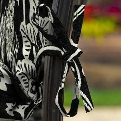 Coupon ๐ Arden Selections Indulge Outdoor Dining Chair Cushion Black Simone Tropical ๐ 24 Coupon ๐ Arden Selections Indulge Outdoor Dining Chair Cushion Black Simone Tropical ๐ -Arden Selections Shop Arden Selections Outdoor 44 x 20 in. High Back Dining Chair Cushion 45