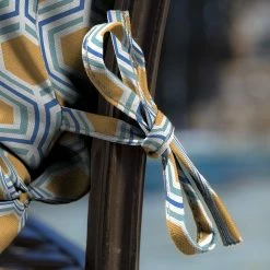Discount 🤩 Arden Selections Splash Outdoor Dining Chair Cushion Sapphire Blue Leala Stripe 🧨 24 Discount 🤩 Arden Selections Splash Outdoor Dining Chair Cushion Sapphire Blue Leala Stripe 🧨 -Arden Selections Shop Arden Selections Outdoor 44 x 20 in. High Back Dining Chair Cushion 69
