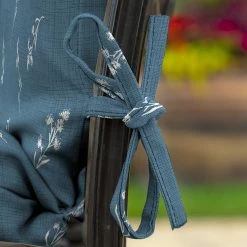 Coupon 🥰 Arden Selections Outdoor Dining Chair Cushion Bue Garden Floral 🥰 -Arden Selections Shop Arden Selections Outdoor 44 x 20 in. High Back Dining Chair Cushion 80