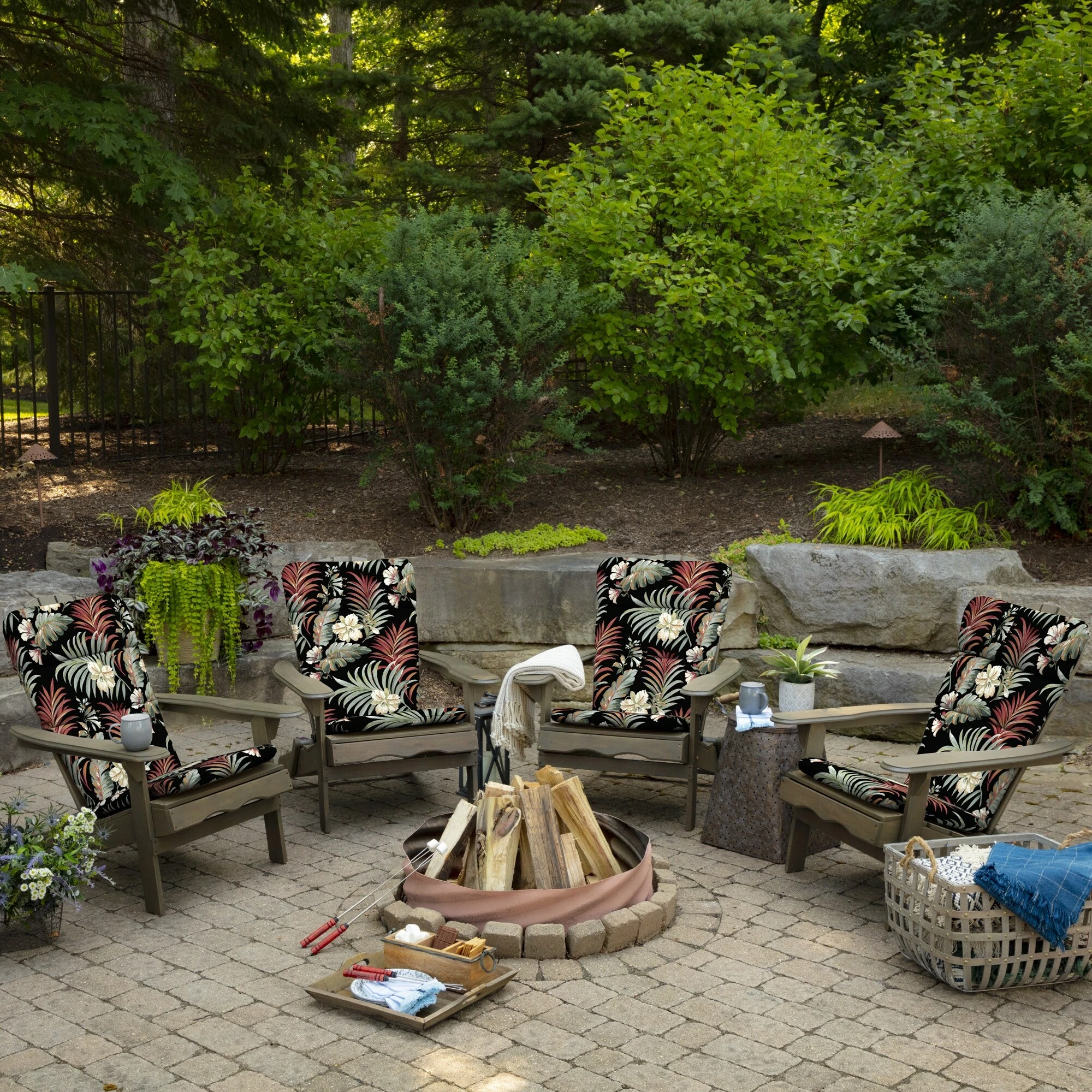 New ๐ Arden Selections Outdoor 45.5 X 20 In. Adirondack Chair Cushion - 45.5 In L X 20 In W X 2.25 In H ๐ - Image 6