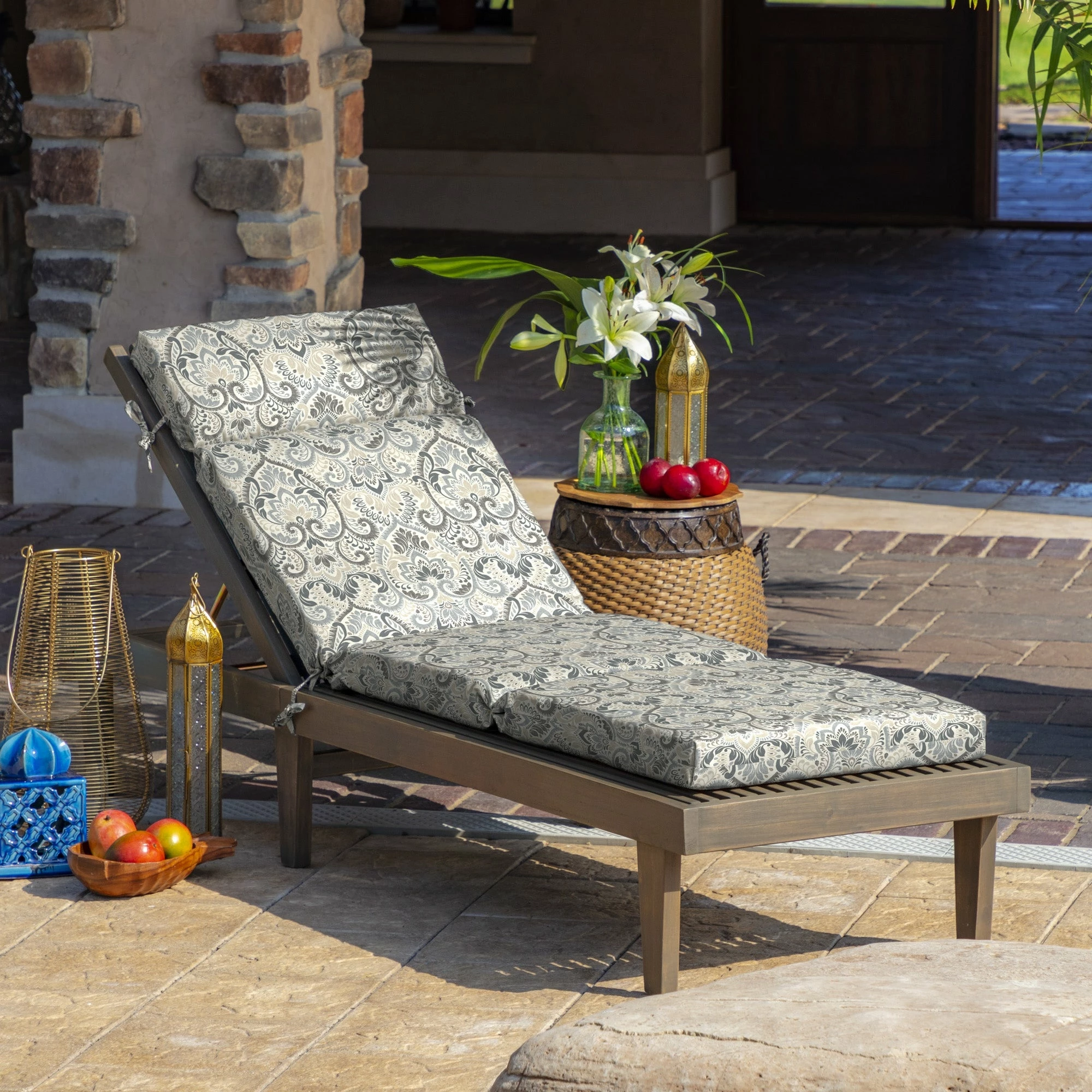 Best reviews of 😀 Arden Selections Aurora Damask Outdoor Chaise Lounge Cushion Neutral Aurora Damask 🥰 5 Best reviews of 😀 Arden Selections Aurora Damask Outdoor Chaise Lounge Cushion Neutral Aurora Damask 🥰 - Image 5