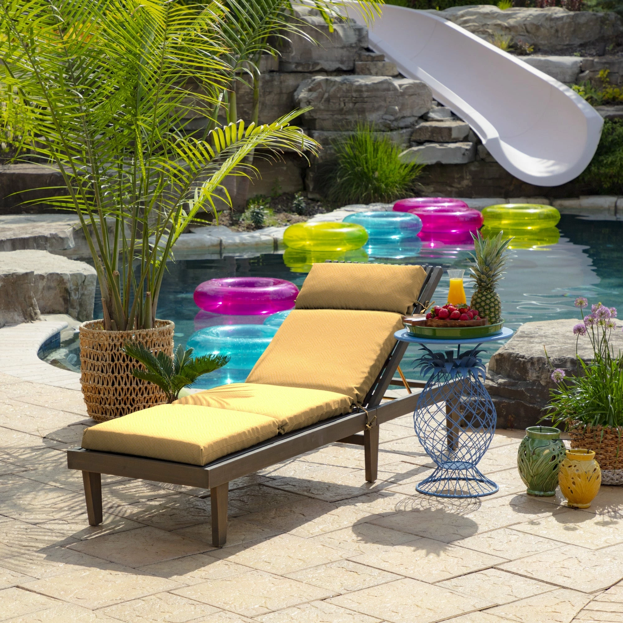 Coupon ⌛ Arden Selections Escape Outdoor Chaise Lounge Cushion Simone Tropical 😍 5 Coupon ⌛ Arden Selections Escape Outdoor Chaise Lounge Cushion Simone Tropical 😍 - Image 5