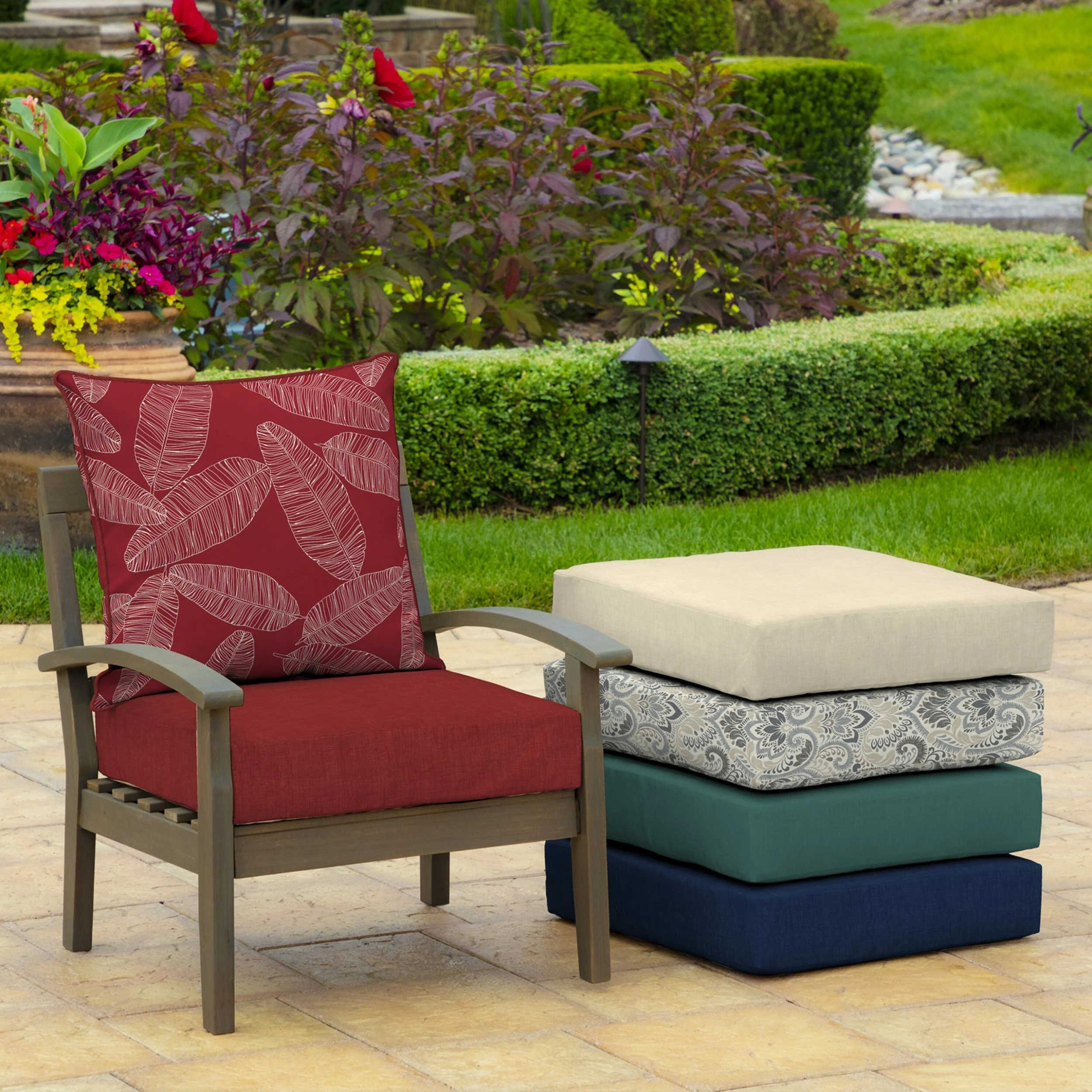 Best deal ๐ Arden Selections Outdoor Deep Seating Cushion Set 24 X 24 - 46.5"L X 24"W ๐ 6 Best deal ๐ Arden Selections Outdoor Deep Seating Cushion Set 24 X 24 - 46.5"L X 24"W ๐ - Image 6