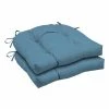 Brand new 👏 Arden Selections Outdoor Wicker Chair Cushion (2 Pack) - 18"L X 20"W - 18"L X 20"W French Blue Texture 👏