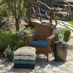 Brand new 👏 Arden Selections Outdoor Wicker Chair Cushion (2 Pack) - 18"L X 20"W - 18"L X 20"W French Blue Texture 👏 28 Brand new 👏 Arden Selections Outdoor Wicker Chair Cushion (2 Pack) - 18"L X 20"W - 18"L X 20"W French Blue Texture 👏 -Arden Selections Shop Arden Selections Outdoor Wicker Chair Cushion 282 pack29 18 x 20 1822L x 2022W 3