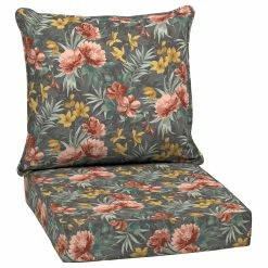 Discount ❤️ Arden Selections Phoebe Floral Outdoor 24 In. Conversation Set Cushion - 24 (L) X 24 (W) X 5.75 (H) 😀