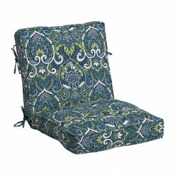 Brand new 🌟 Arden Selections Plush PolyFill 20 X 21 In. Outdoor Dining Chair Cushion Sapphire Blue Leala Blue ✔️