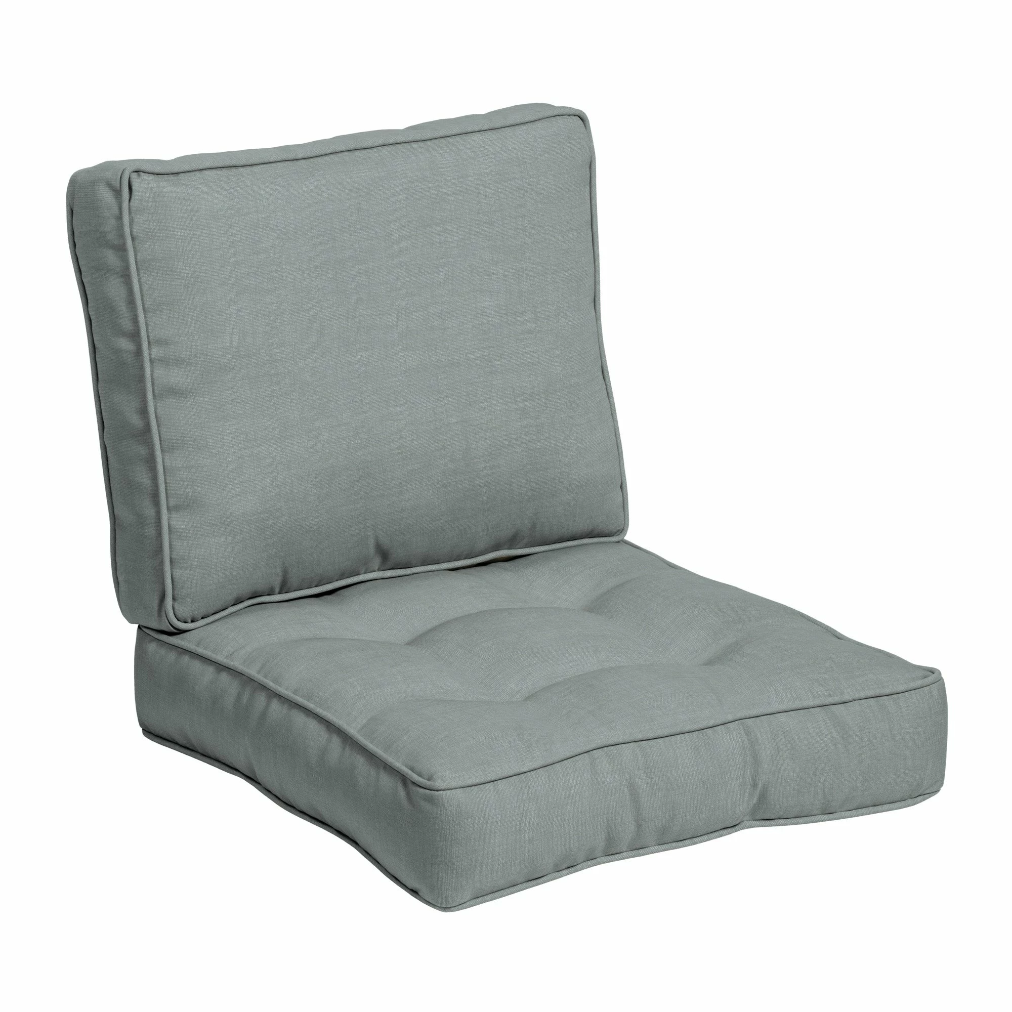 Promo ๐ Arden Selections Plush PolyFill 24 X 24 In. Solid Leala Outdoor Deep Seat Cushion Set Stone Grey Leala ๐ 12 Promo ๐ Arden Selections Plush PolyFill 24 X 24 In. Solid Leala Outdoor Deep Seat Cushion Set Stone Grey Leala ๐ - Image 12