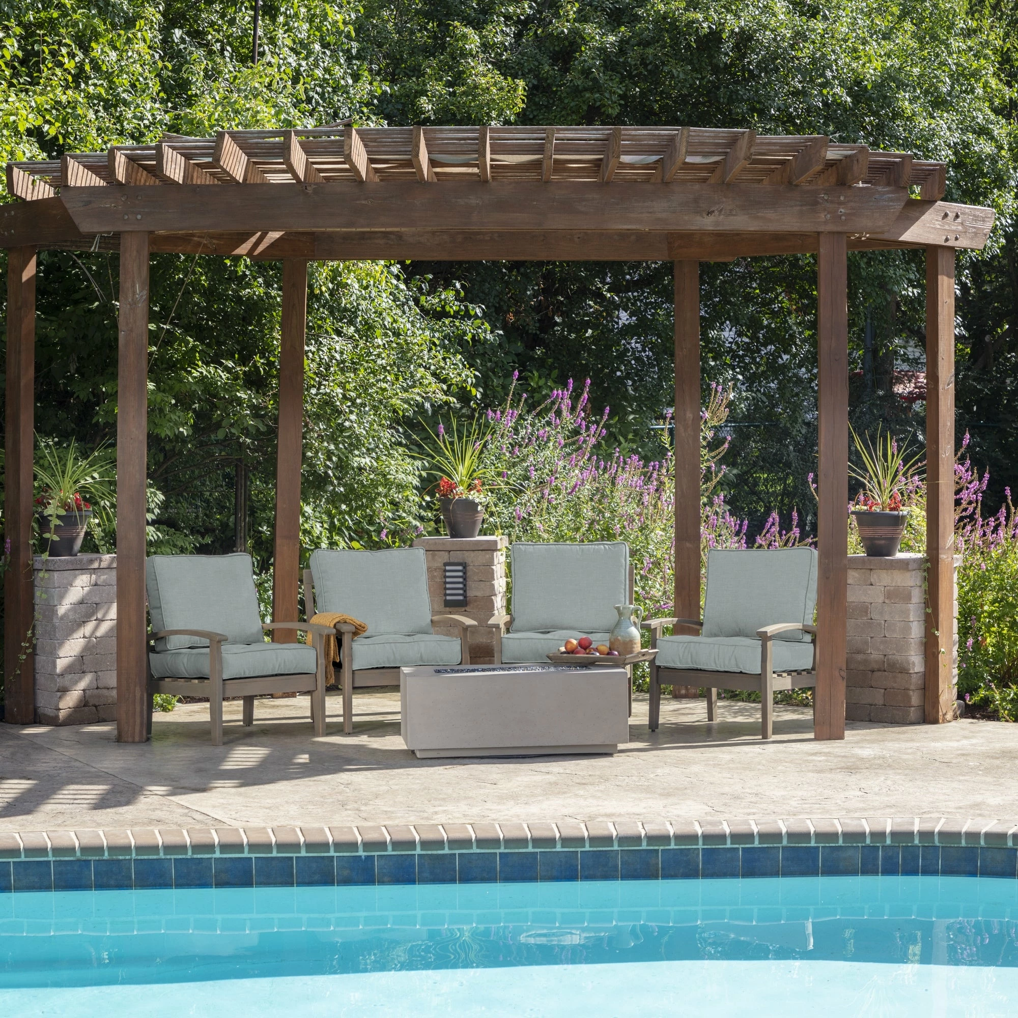 Promo ๐ Arden Selections Plush PolyFill 24 X 24 In. Solid Leala Outdoor Deep Seat Cushion Set Stone Grey Leala ๐ 14 Promo ๐ Arden Selections Plush PolyFill 24 X 24 In. Solid Leala Outdoor Deep Seat Cushion Set Stone Grey Leala ๐ - Image 14