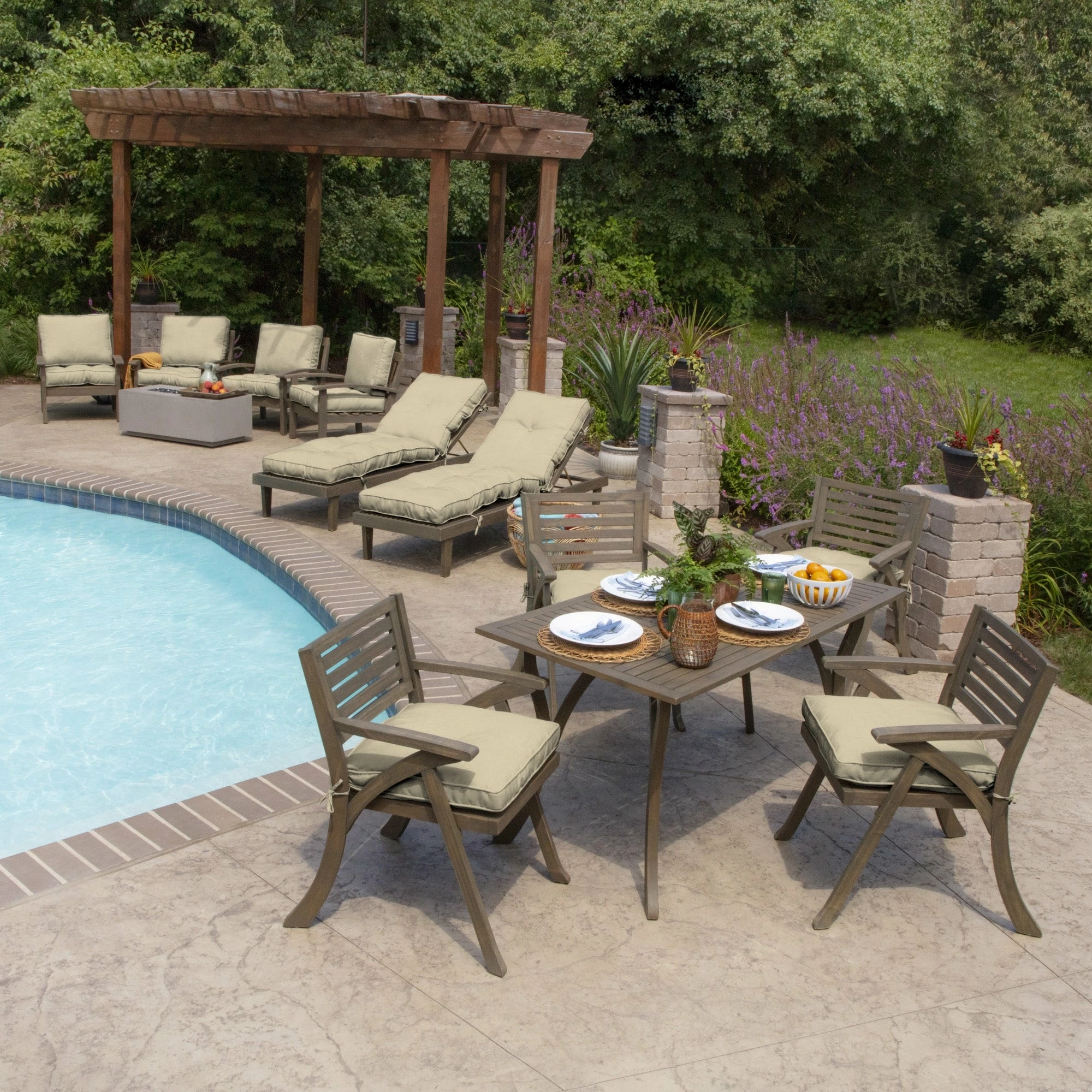 Promo ๐ Arden Selections Plush PolyFill 24 X 24 In. Solid Leala Outdoor Deep Seat Cushion Set Stone Grey Leala ๐ 10 Promo ๐ Arden Selections Plush PolyFill 24 X 24 In. Solid Leala Outdoor Deep Seat Cushion Set Stone Grey Leala ๐ - Image 10