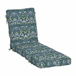 Best Sale 🛒 Arden Selections Plush PolyFill 76 X 22 In. Outdoor Chaise Lounge Cushion Alana Blue Tile 👍