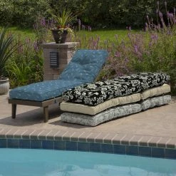 Best Sale 🛒 Arden Selections Plush PolyFill 76 X 22 In. Outdoor Chaise Lounge Cushion Alana Blue Tile 👍 22 Best Sale 🛒 Arden Selections Plush PolyFill 76 X 22 In. Outdoor Chaise Lounge Cushion Alana Blue Tile 👍 -Arden Selections Shop Arden Selections Plush BlowFill 76 x 22 in. Outdoor Chaise Lounge Cushion 7