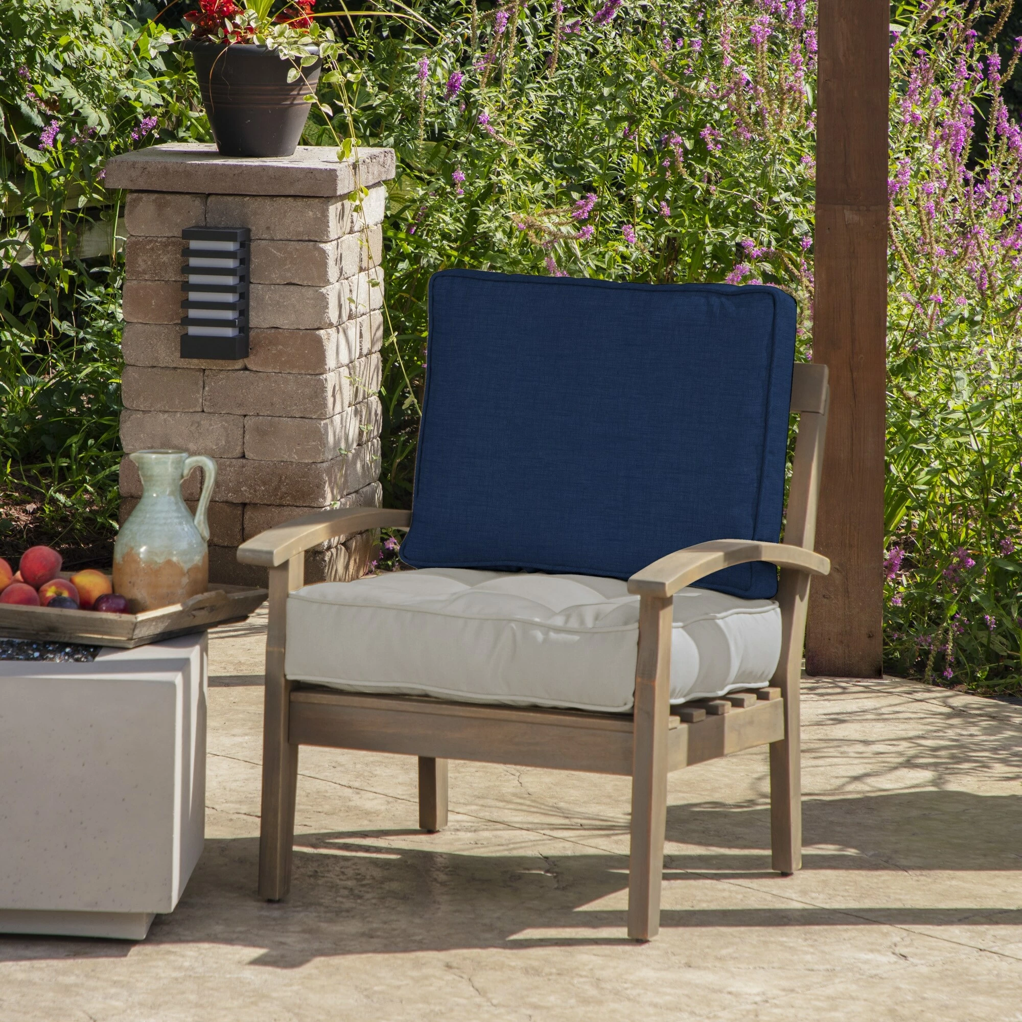 Promo ๐ Arden Selections Plush PolyFill 19 X 24 In. Solid Leala Outdoor Deep Seat Back Cushion Ruby Red Leala ๐งจ 3 Promo ๐ Arden Selections Plush PolyFill 19 X 24 In. Solid Leala Outdoor Deep Seat Back Cushion Ruby Red Leala ๐งจ - Image 3