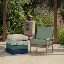 Coupon 🥰 Arden Selections PolyFill Outdoor Deep Seating Cushion Set 24 X 24 - 43"L X 24"W Red Leaf Palm 🧨 -Arden Selections Shop Arden Selections PolyFill Outdoor Deep Seating Cushion Set 24 x 24 4322L x 2422W 3
