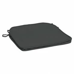 Budget 🛒 Arden Selections ProFoam 18 X 18 In Outdoor Rounded Back Seat Cushion Cover Onyx Black 🔔 -Arden Selections Shop Arden Selections ProFoam 18 x 18 in Outdoor Rounded Back Seat Cushion Cover 8