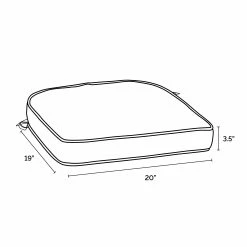 Hot Sale 🛒 Arden Selections ProFoam 19 X 20 In Outdoor Rounded Back Seat Cushion Sapphire Blue Leala 😍 17 Hot Sale 🛒 Arden Selections ProFoam 19 X 20 In Outdoor Rounded Back Seat Cushion Sapphire Blue Leala 😍 -Arden Selections Shop Arden Selections ProFoam 19 x 20 in Outdoor Rounded Back Seat Cushion 2