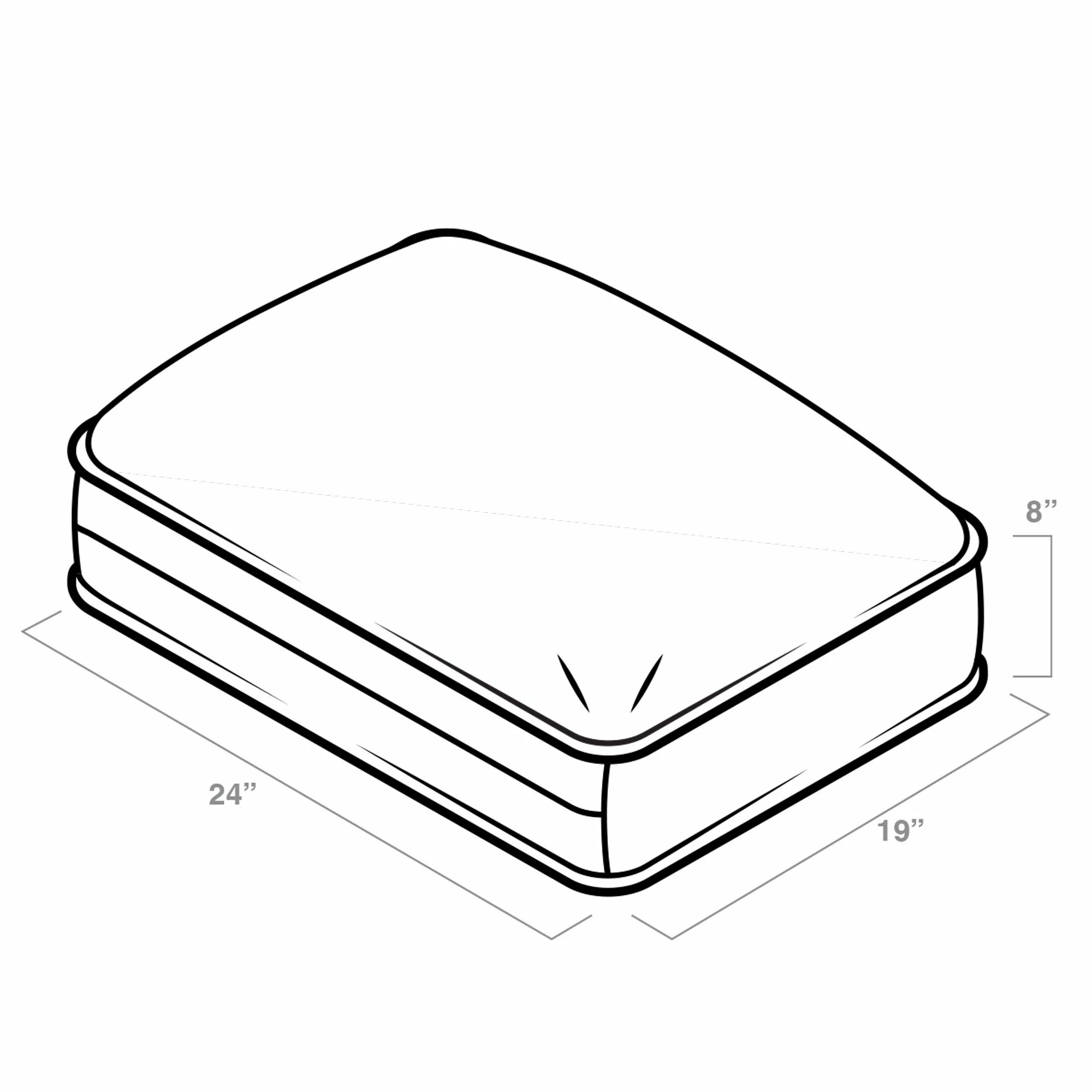 Promo π€© Arden Selections ProFoam 19 X 24 In Outdoor Plush Deep Seat Back Simone Black Tropical π 2 Promo π€© Arden Selections ProFoam 19 X 24 In Outdoor Plush Deep Seat Back Simone Black Tropical π - Image 2