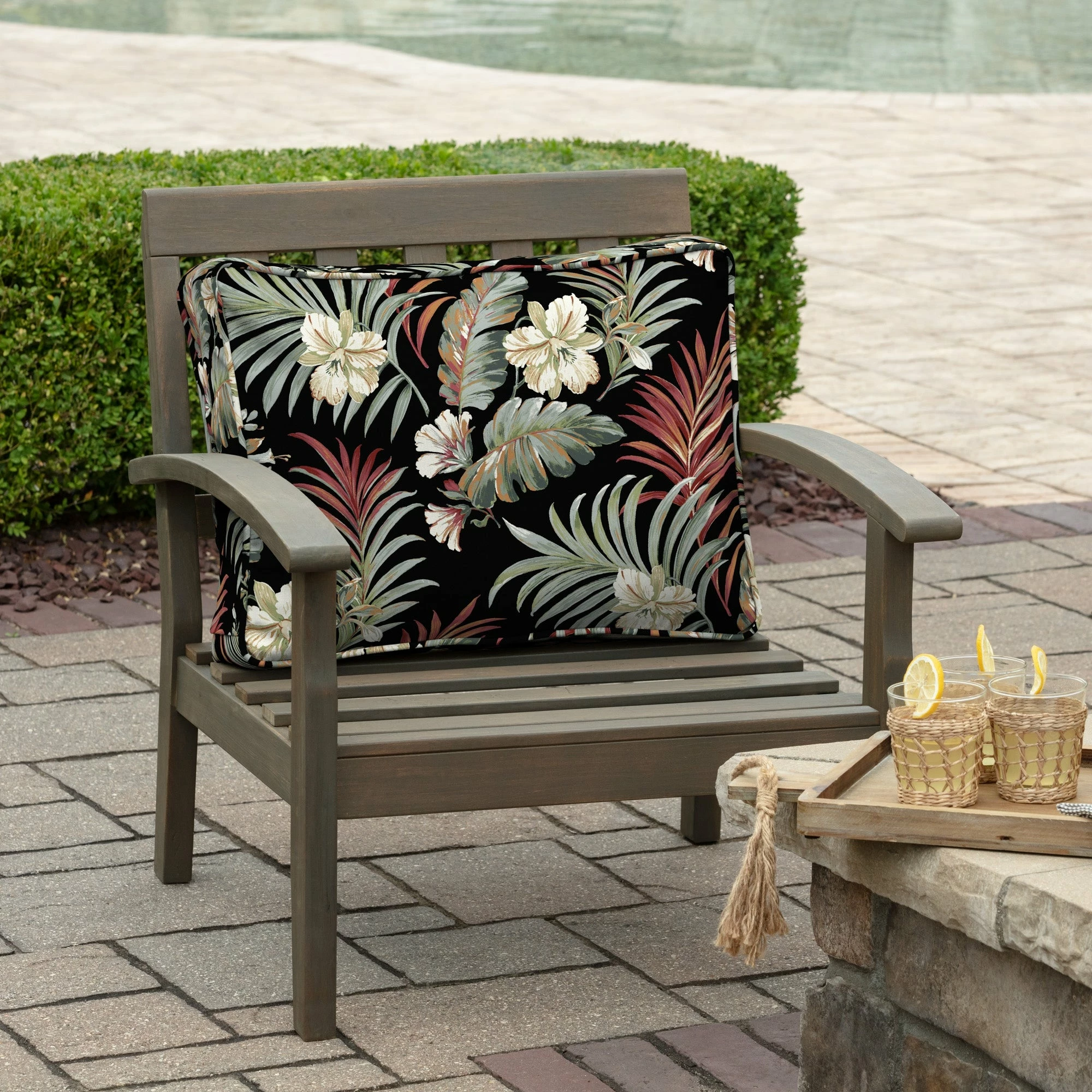 Promo π€© Arden Selections ProFoam 19 X 24 In Outdoor Plush Deep Seat Back Simone Black Tropical π 10 Promo π€© Arden Selections ProFoam 19 X 24 In Outdoor Plush Deep Seat Back Simone Black Tropical π - Image 10