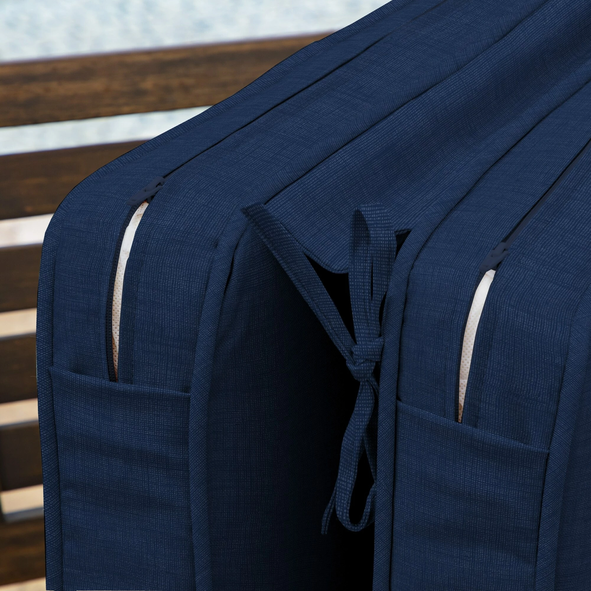Cheapest ๐ฏ Arden Selections ProFoam 20 X 20 In Outdoor Dining Chair Cushion Sapphire Aurora Blue Stripe ๐ 8 Cheapest ๐ฏ Arden Selections ProFoam 20 X 20 In Outdoor Dining Chair Cushion Sapphire Aurora Blue Stripe ๐ - Image 8