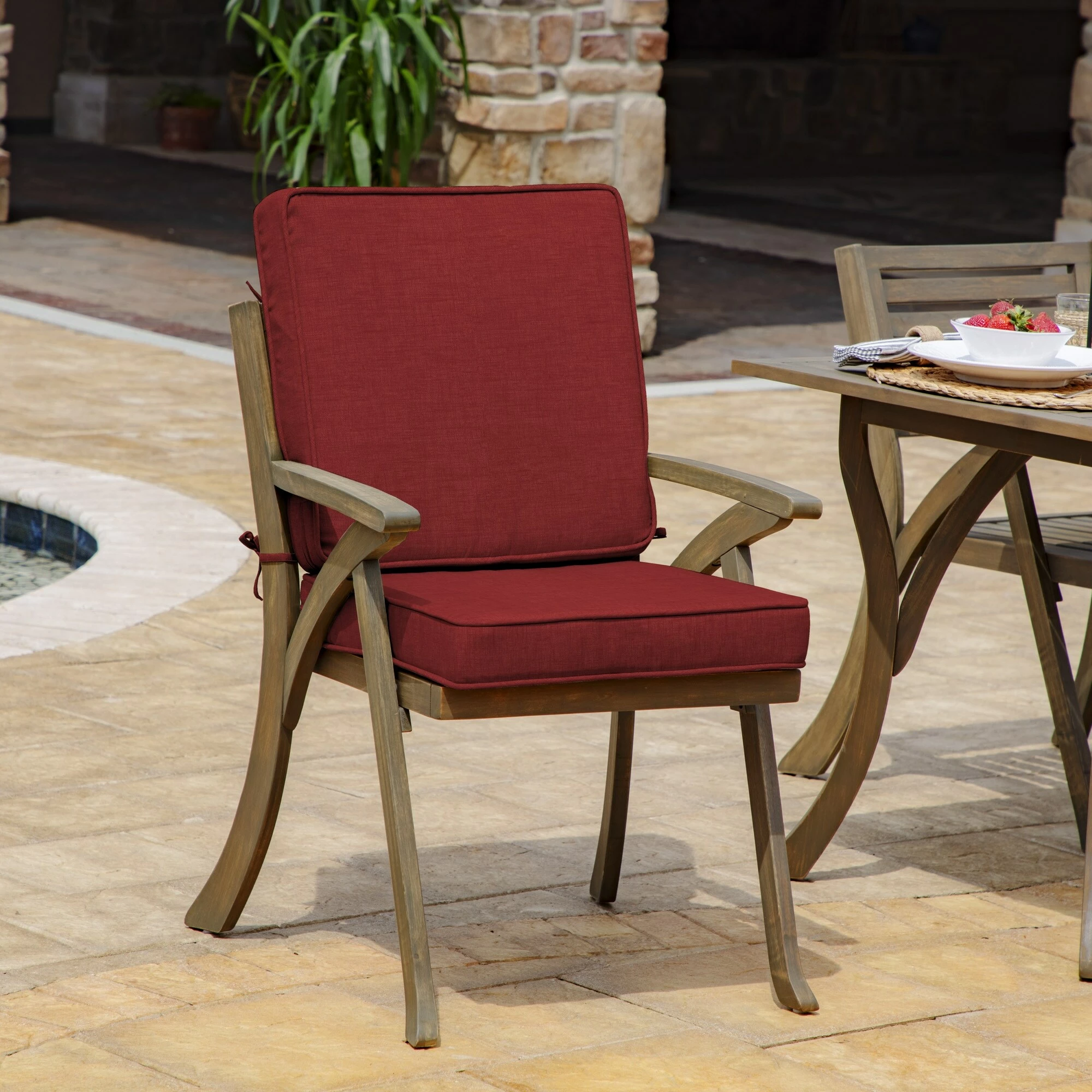 Cheapest ๐ฏ Arden Selections ProFoam 20 X 20 In Outdoor Dining Chair Cushion Sapphire Aurora Blue Stripe ๐ 12 Cheapest ๐ฏ Arden Selections ProFoam 20 X 20 In Outdoor Dining Chair Cushion Sapphire Aurora Blue Stripe ๐ - Image 12