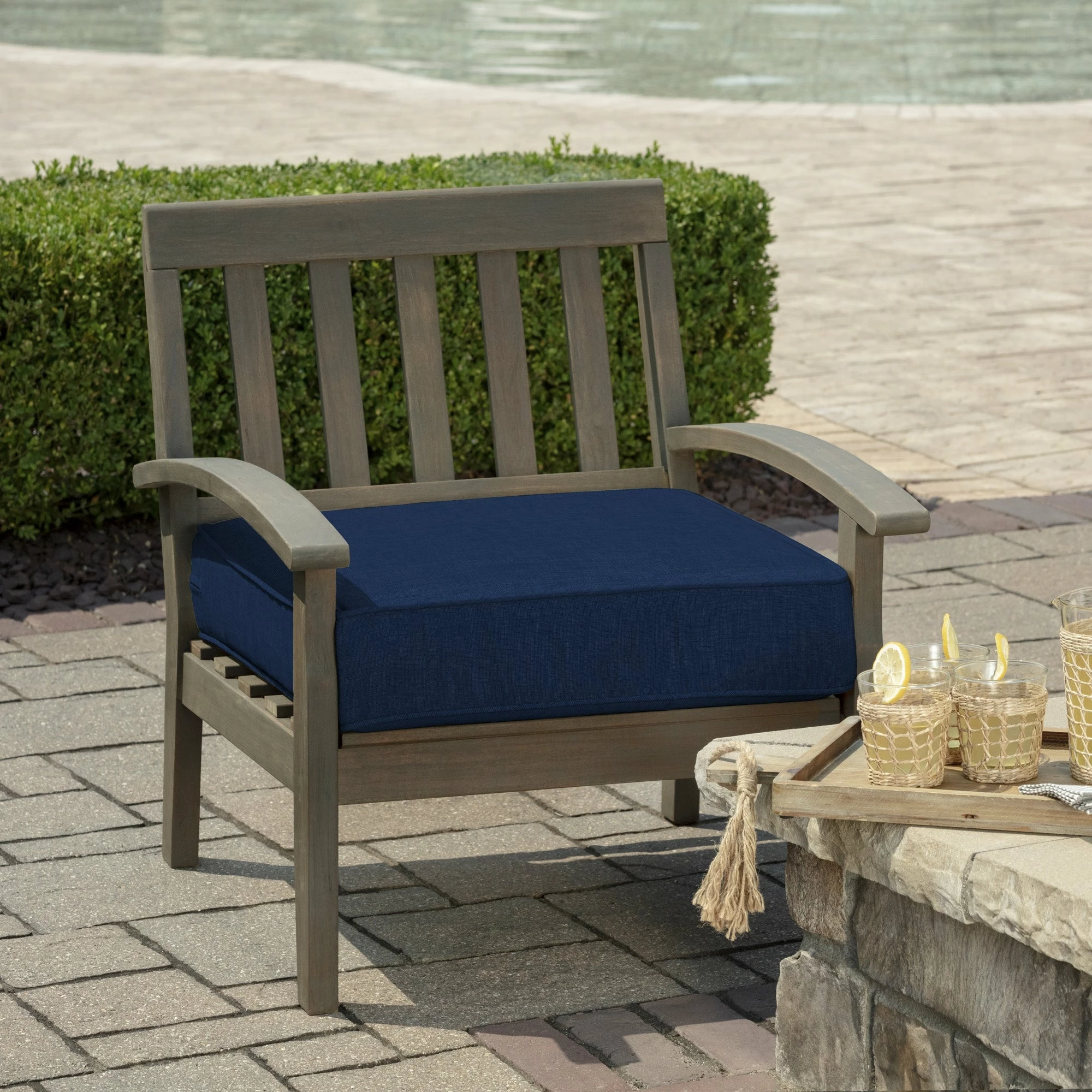 Cheap ๐ Arden Selections ProFoam 24 X 24 In Outdoor Deep Seat Bottom Navy Palmira Paisley ๐ 2 Cheap ๐ Arden Selections ProFoam 24 X 24 In Outdoor Deep Seat Bottom Navy Palmira Paisley ๐ - Image 2