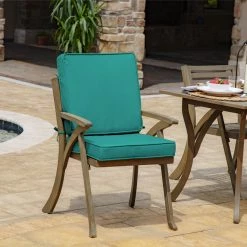 Best Pirce 🎁 Arden Selections ProFoam 40 X 20 In Outdoor Dining Chair Cushion Cover Slate Grey 💯 -Arden Selections Shop Arden Selections ProFoam 40 x 20 in Outdoor Dining Chair Cushion Cover 24