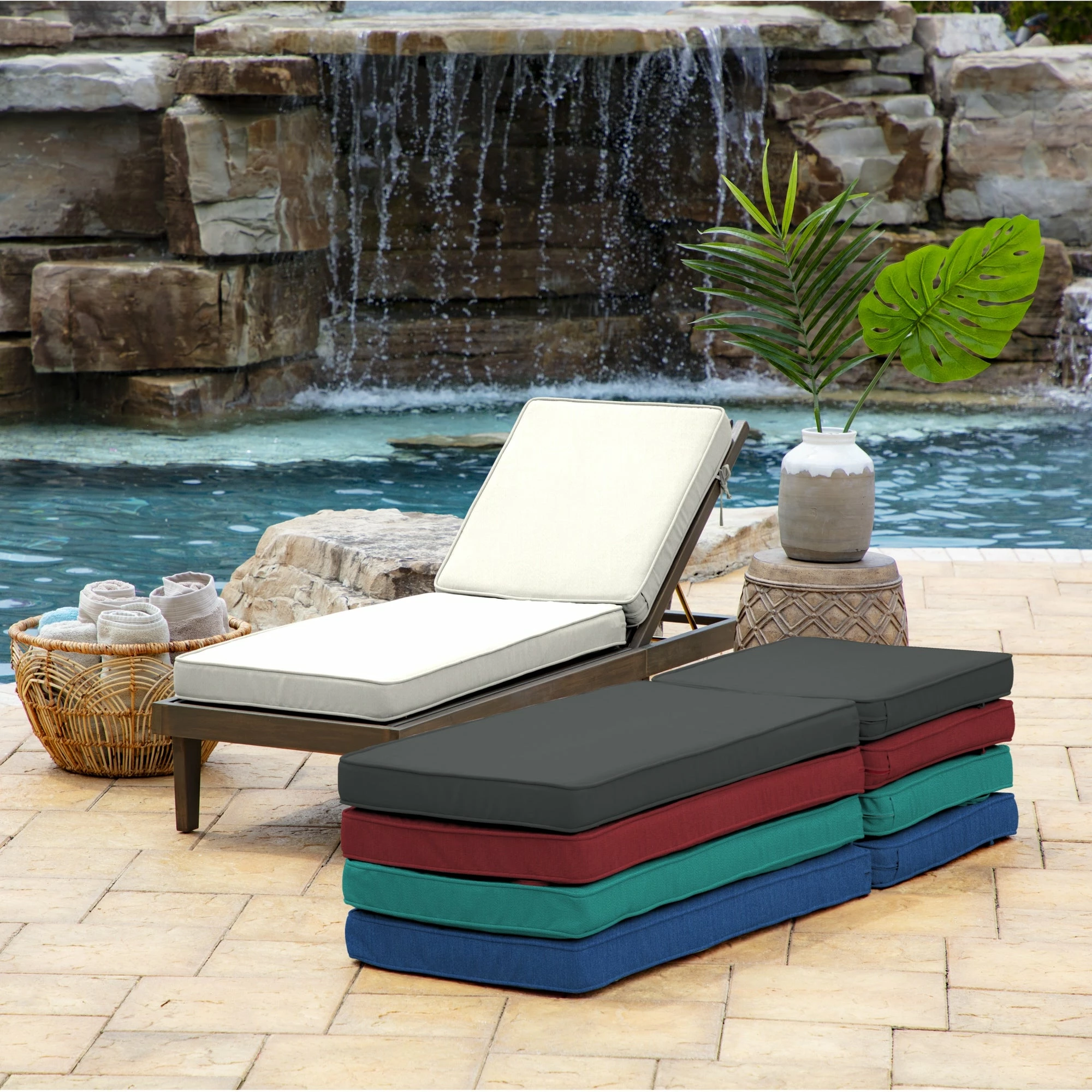 Best Pirce 🔔 Arden Selections ProFoam 2-piece Chaise Acrylic Lounge Cushion Set Onyx Black 😍 5 Best Pirce 🔔 Arden Selections ProFoam 2-piece Chaise Acrylic Lounge Cushion Set Onyx Black 😍 - Image 5