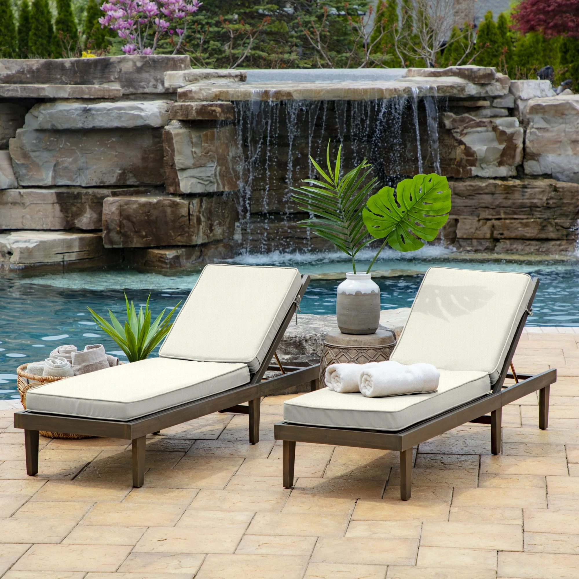 Best Pirce 🔔 Arden Selections ProFoam 2-piece Chaise Acrylic Lounge Cushion Set Onyx Black 😍 6 Best Pirce 🔔 Arden Selections ProFoam 2-piece Chaise Acrylic Lounge Cushion Set Onyx Black 😍 - Image 6