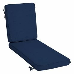 Cheap 👏 Arden Selections ProFoam Outdoor Chaise Cushion Sapphire Aurora Blue Stripe 🎁