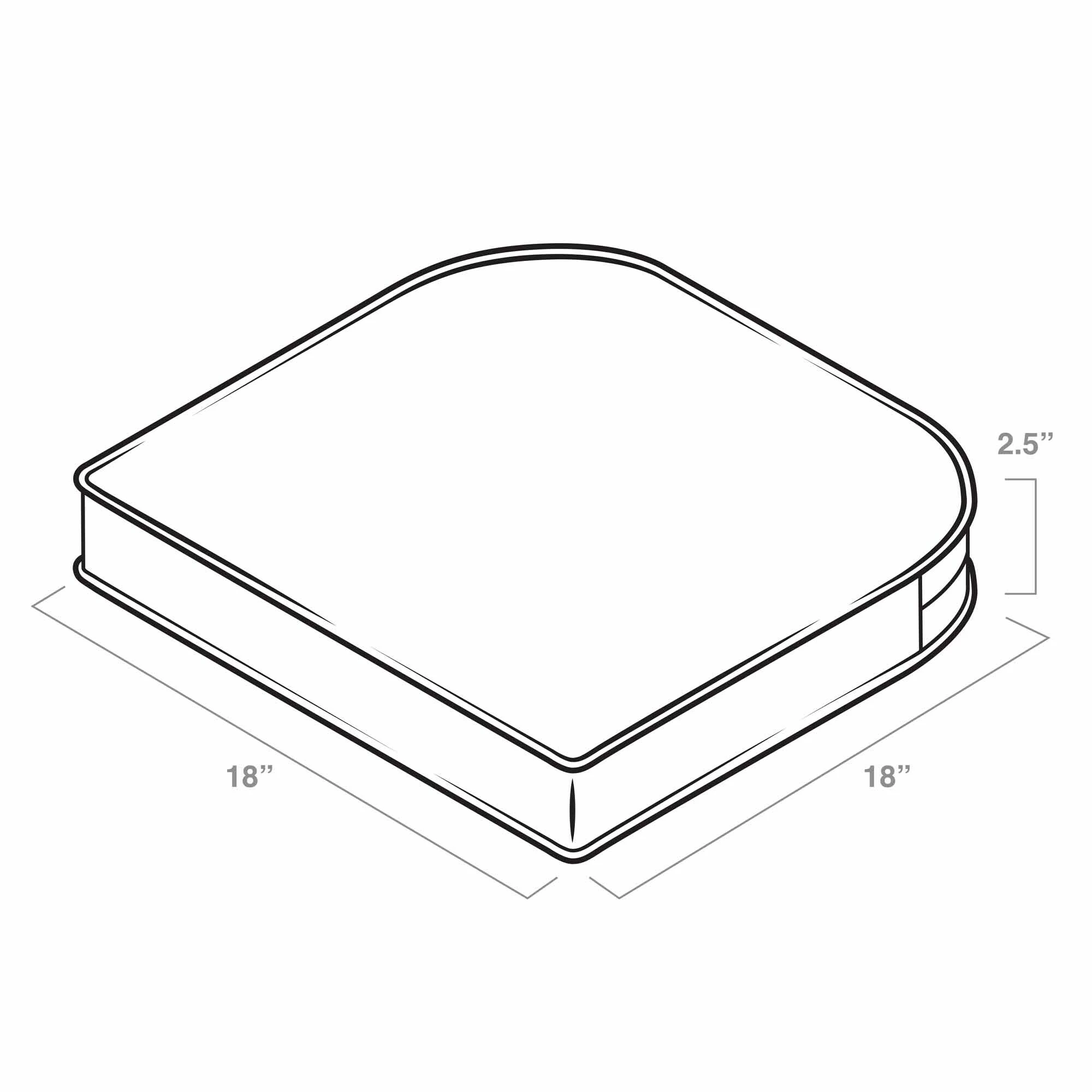 Cheapest ๐ Arden Selections ProFoam Outdoor Rounded Back Seat Cushion ๐งจ 12 Cheapest ๐ Arden Selections ProFoam Outdoor Rounded Back Seat Cushion ๐งจ - Image 12