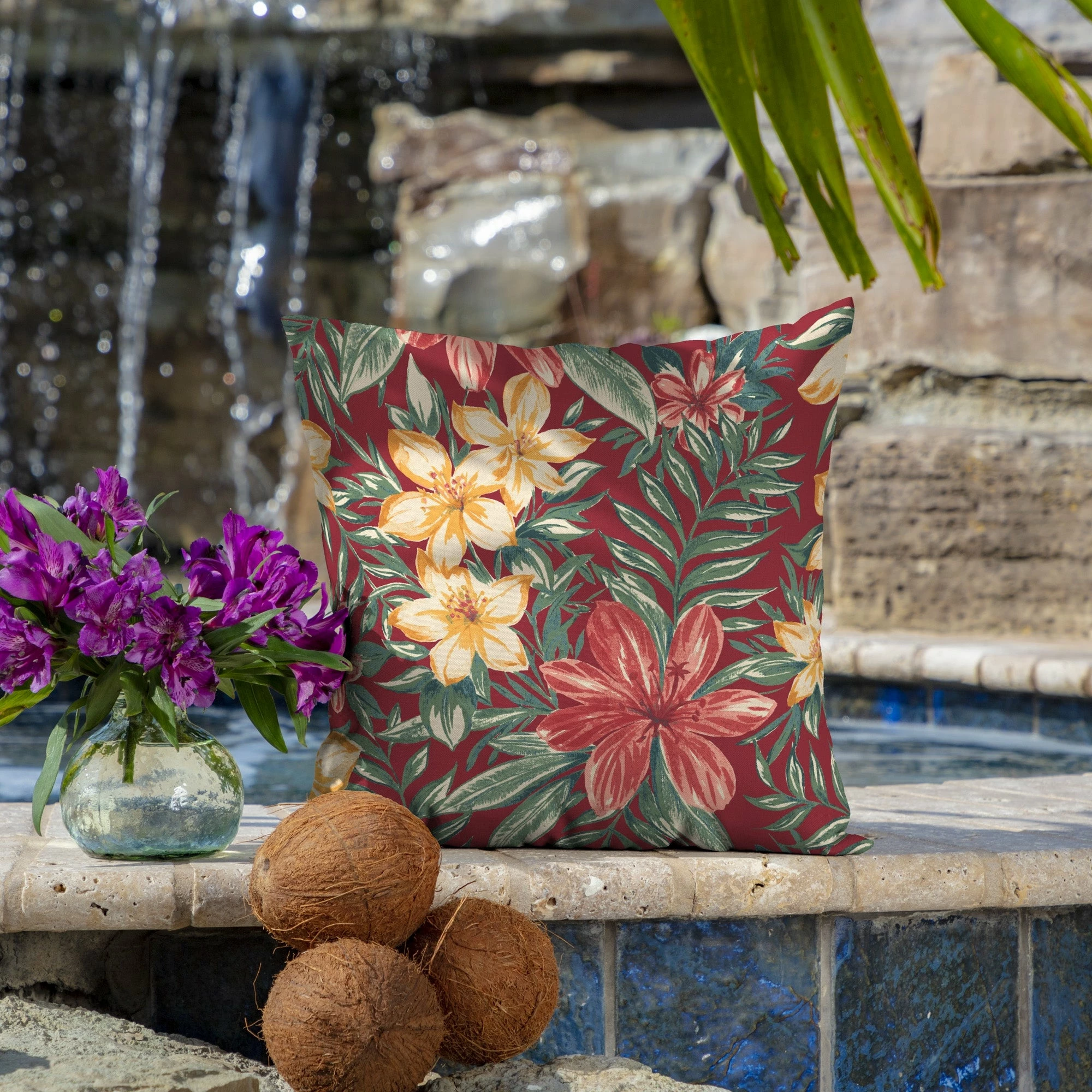 Buy ๐ฅ Arden Selections Ruby Clarissa Tropical Outdoor Square Pillow (2-Pack) - 16" W X 16" D ๐ 2 Buy ๐ฅ Arden Selections Ruby Clarissa Tropical Outdoor Square Pillow (2-Pack) - 16" W X 16" D ๐ - Image 2