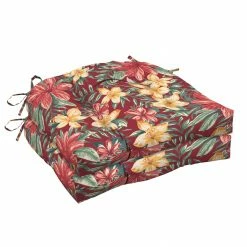 Outlet 👍 Arden Selections Ruby Clarissa Tropical Wicker Seat Cushion 2-pack - 18 In L X 20 In W X 5 In H 🎁