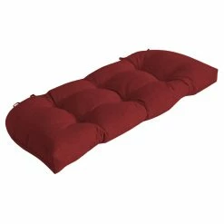 Best reviews of 😀 Arden Selections Ruby Red Leala Wicker Settee Cushion - 18 In L X 41.5 In W X 5 In H 👍