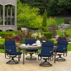 Deals 👍 Arden Selections Sapphire Leala Outdoor Chair Cushion - 44 In L X 21 In W X 4.5 In H 🛒 12 Deals 👍 Arden Selections Sapphire Leala Outdoor Chair Cushion - 44 In L X 21 In W X 4.5 In H 🛒 -Arden Selections Shop Arden Selections Sapphire Leala Outdoor Chair Cushion 3
