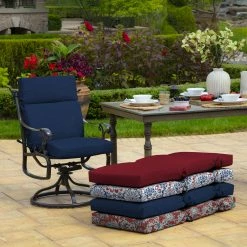 Deals 👍 Arden Selections Sapphire Leala Outdoor Chair Cushion - 44 In L X 21 In W X 4.5 In H 🛒 13 Deals 👍 Arden Selections Sapphire Leala Outdoor Chair Cushion - 44 In L X 21 In W X 4.5 In H 🛒 -Arden Selections Shop Arden Selections Sapphire Leala Outdoor Chair Cushion 4