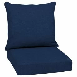 Outlet 🌟 Arden Selections Sapphire Blue Leala Outdoor Deep Seat Cushion Set - 24 W X 24 D In. 🤩