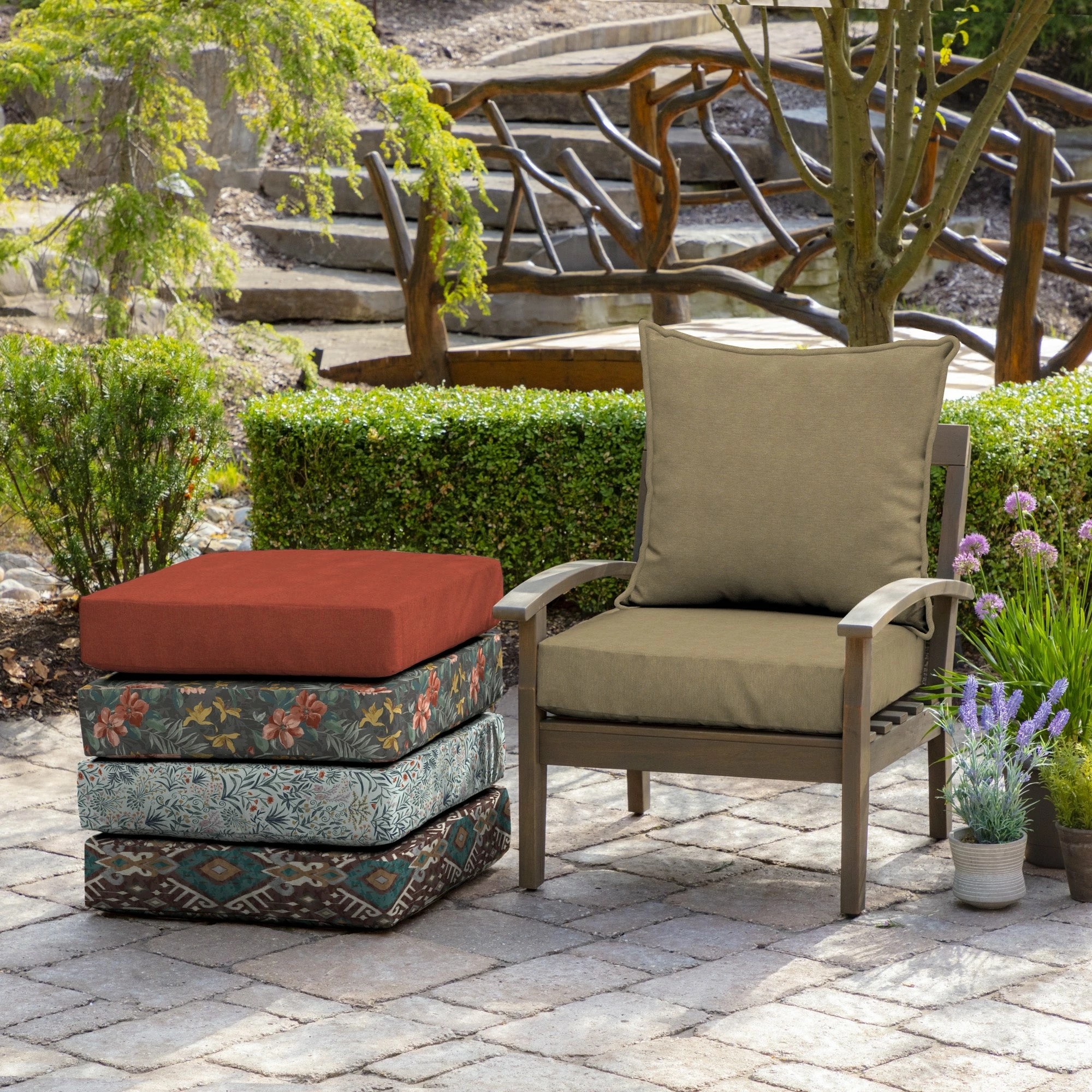 Coupon โ Arden Selections Tan Hamilton Outdoor Deep Seat Cushion Set - 24 W X 24 D In. ๐งจ 5 Coupon โ Arden Selections Tan Hamilton Outdoor Deep Seat Cushion Set - 24 W X 24 D In. ๐งจ - Image 5