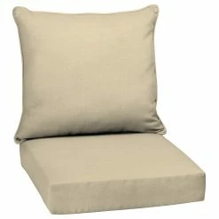Cheapest ✨ Arden Selections Tan Outdoor Deep Seat Cushion Set - 24 W X 24 D In. 😍