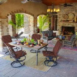Best Pirce 🎁 Prell Paisley Outdoor 24-inch Conversation Set Cushion By Arden Selections - 24 (L) X 24 (W) X 5.75 (H) ⭐ -Arden Selections Shop Prell Paisley Outdoor 24 inch Conversation Set Cushion by Havenside Home 5